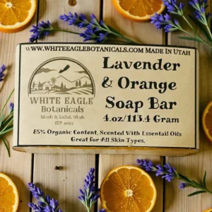 Lavender Orange Organic 4.oz Soap Bar