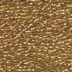 Czech Gold Seed Bead Half Hank 11/0 Size 17050