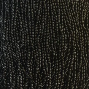 Czech Seed Bead Hanks Blacks OP 11/0 Size