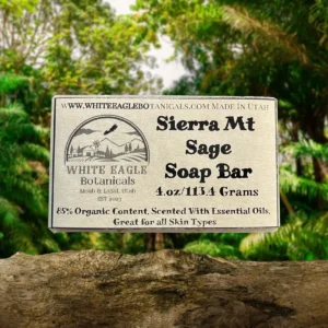Sierra Mountain Sage Formula-4.oz Organic Bar Soap