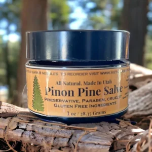 All Natural Pinon Pine Salve 1.oz Glass Jar