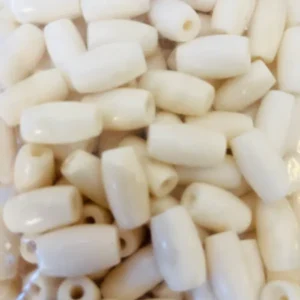Hair Pipe Bone Beads-1/2 inch & 1 Inch-Sizes
