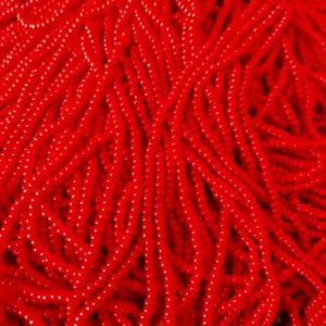 Czech Seed Bead Hanks Reds #11/0 Size
