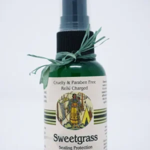Sweetgrass Smudging Spray 1-4.oz aluminum bottle